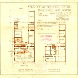 King St & Elizabeth St Newtown. Alterations to the Prince of Wales hotel.