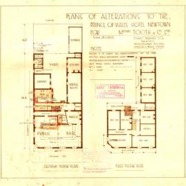 King St & Elizabeth St Newtown. Alterations to the Prince of Wales hotel.