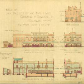 Plan - Duke of Cleveland hotel, Cleveland & Dowling Streets Redfern, 1926