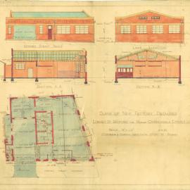 Edward St & Vine St (60-66) Redfern. New factory premises for Chippendale Estates Ltd.