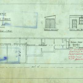 Dowling St (12) Redfern. Additions to residence.