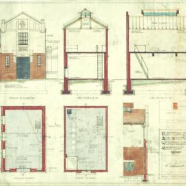 Baptist St Redfern. Wunderlich's. Electricity substation No. 161.