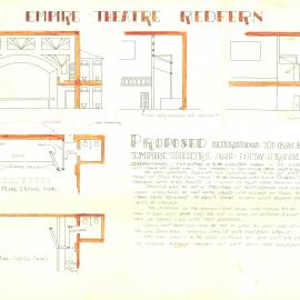 Lawson Square Redfern. Alteration to lavatories, Redfern Picture Show.