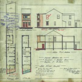 Plan - additions to 18 Morehead Street Redfern, 1923