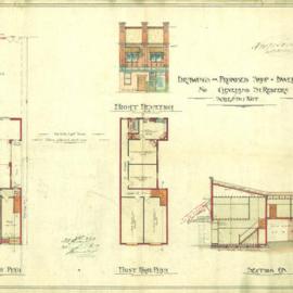Plan - Shop and dwelling, 265 Cleveland Street Redfern, 1921