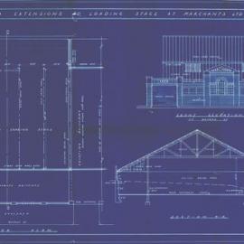 Bourke St (115) Redfern. Extensions to loading dock. Marchants Ltd.