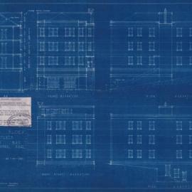 Plan - New building, Flats, New South Head Road Paddington, 1937