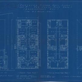 Plan - New building, Flats and garages, New South Head Road Paddington, 1937