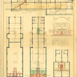 Plan - Additions to existing building, Shop and flats, 388-390 Oxford Street Paddington, 1937