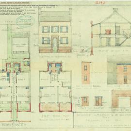 Plan - Additions to existing building, 61 Glenmore Road Paddington, 1937