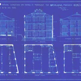 Plan - New building, Factory, Sutherland Street Paddington, 1927
