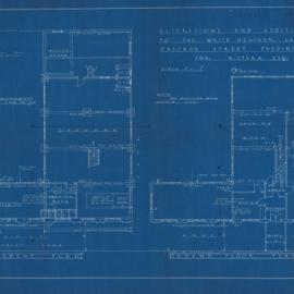 Plan - Additions to existing building, White Heather Laudry, Cascade Street Paddington, 1920