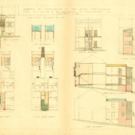 Plan - Additions to existing building, Conversion to flats, 60-62 Paddington Street Paddington, 1927