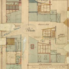 Plan - Additions to existing building, 44 Gurner Street Paddington, 1935