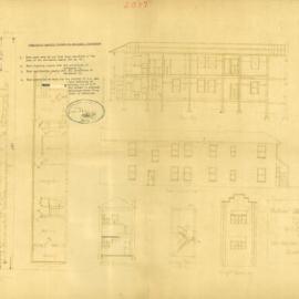 Plan - New building, Flats, 123 Windsor Street Paddington, 1936