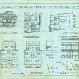 Plan - New building, Residence, Lot 5 Glenmore Road Paddington, 1925