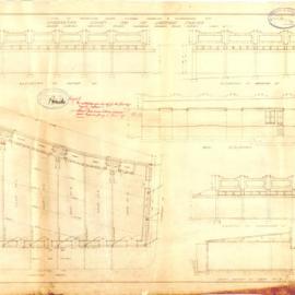Plan - New building, Shops and residences, Ormond House, Oxford Street Paddington, 1925