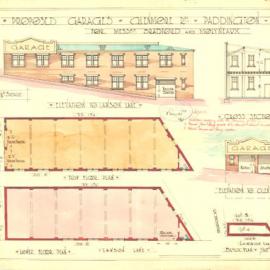Plan - New building, Garage, Lot 4 Glenmore Road Paddington, 1925
