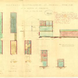 Plan - Additions to existing building, Reinstate bakehouse after fire, 114 Oxford Street Paddington, 1925
