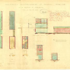 Plan - Reinstate bakehouse after fire, Alterations and additions, 114 Oxford Street Paddington, 1925