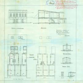 Plan - Shops and dwellings, 226-230 Oxford Street Paddington , 1926