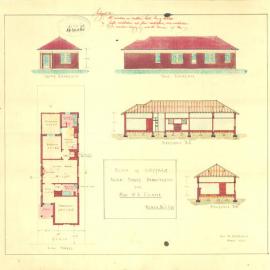 Plan - New building, Cottage, Lot 4 Alma Street Paddington, 1926