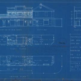 Plan - Additions to existing building, Shop and residence, Jersey Road and Paddington Street Paddington, 1926