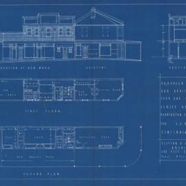 Plan - Alterations to shop and dwelling, Jersey Road and Paddington Street Paddington, 1926
