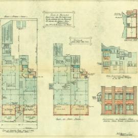 Plan - Alterations and additions, 106-108 Jersey Road Paddington , 1929