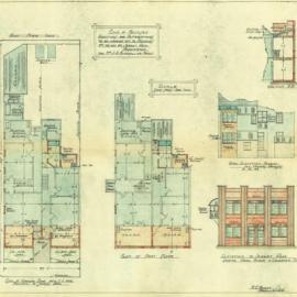 Plan - Additions to existing building, 106-108 Jersey Road Paddington, 1941