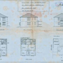 Plan - Residential flats, Lot 7 Bates Avenue  Paddington, 1929