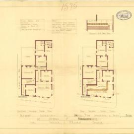 Plan - Alterations, Rose Shamrock and Thistle hotel, Oxford Street Paddington, 1929
