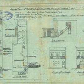 Plan - Additions to existing building, Sirona, 168 Jersey Road Paddington, 1929