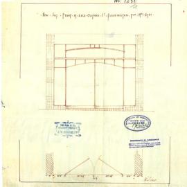 Plan - Alterations to existing building, Shopfront, 282 Oxford Street Paddington, 1928