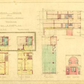 Plan - Additions, 120 Hargrave Street Paddington, 1939