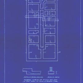 Plan - New building, Flats and garages, New South Head Road Paddington, 1939