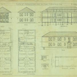 Plan - New building, Flats, Lot A Cooper Street Paddington, 1939