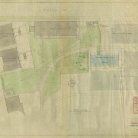 Plan - New building, Drawing office, Doody Street and Ralph Street Alexandria, 1948