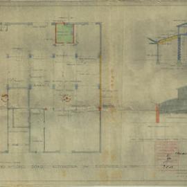 Plan - Additions to existing building, Foundry, 290 Mitchell Road Alexandria, 1948