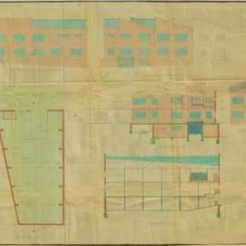 Plan - Additions to existing building, Factory extension, Hiles Street Alexandria, 1949