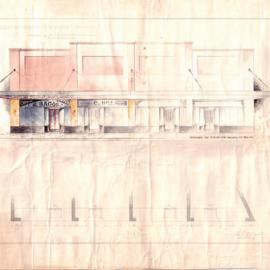 Plan - Shop fronts, Erskineville Road Erskineville, 1940
