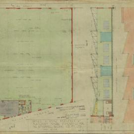 Plan -  Office and store premises of McConnell Building Co, Railway Parade Erskineville, 1940