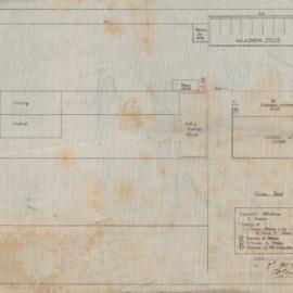 Plan - Alterations to existing building - Stables, 8 Wood Street Glebe, 1923