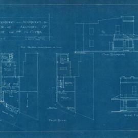 Plan - Alterations to existing building - Shop, 115 Arundel Street Glebe, 1921