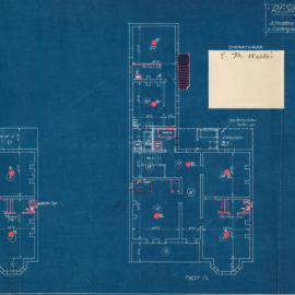 Plan - Alterations to existing building - Residence, 11 Mansfield Street Glebe Point, 1921