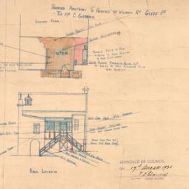 Plan - Additions to existing building - 75 Wigram Road Glebe Point, 1921
