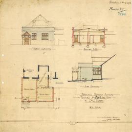Plan - Alterations to existing building - Residence, 20 Glebe Point Road Glebe, 1922