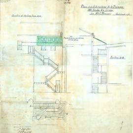 Plan - Alterations to existing building - Residence, 332 Glebe Road, 1922