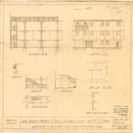 Plan - New building - Business premises, 21-29 Broadway Glebe, 1929