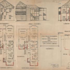 Plan - Alterations to existing building - Conversion to flats, 401 Glebe Point Road Glebe, 1928